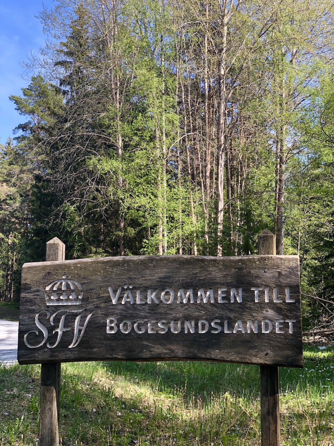 Bogesund Walking Trail Map Sweden
