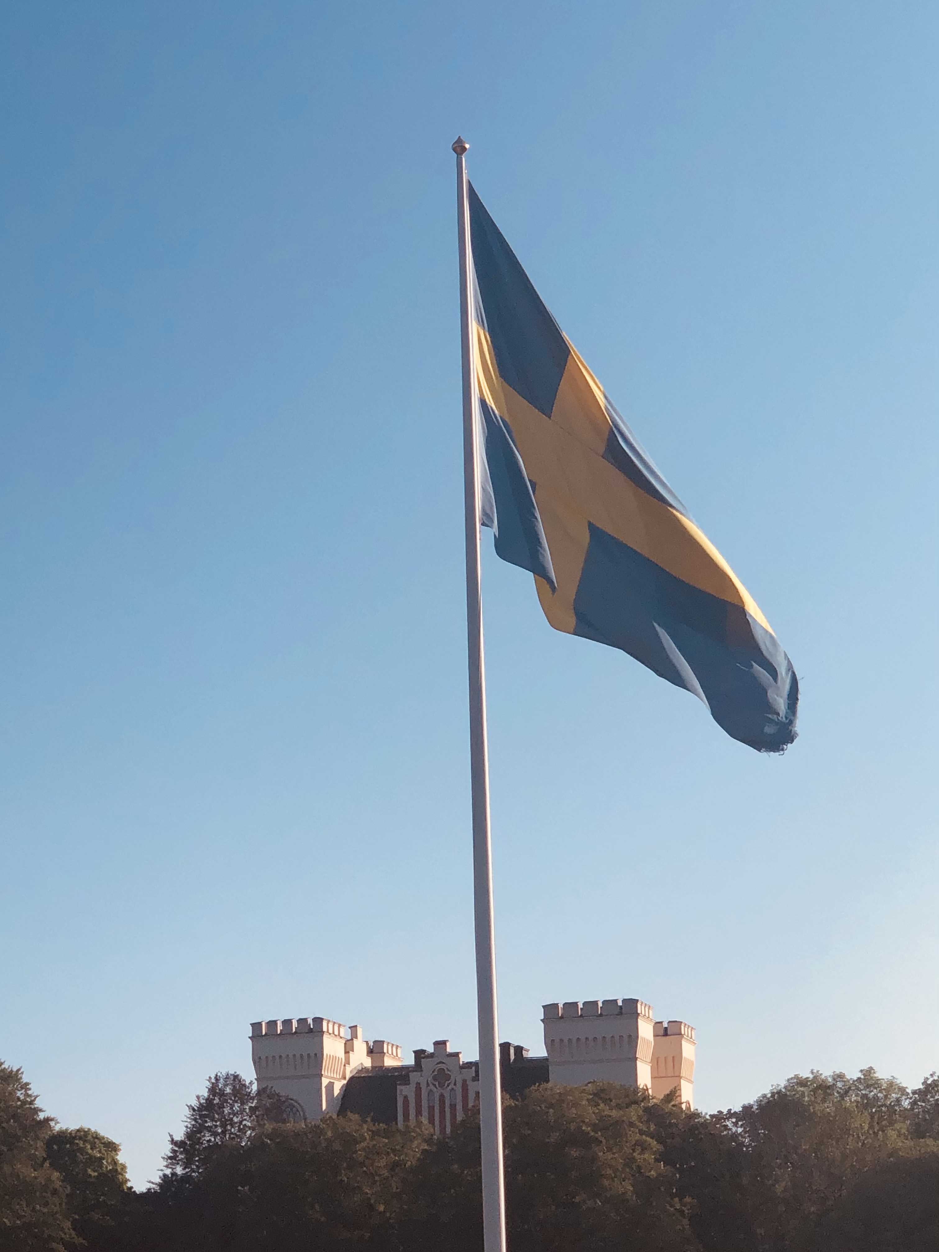 Bogesund Castle Flag Sweden