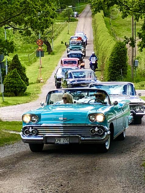 Bogesund Vintage Car Club Meeting Sweden
